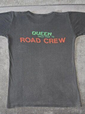 Vintage Rare 1979 Queen Band Crazy Tour '79 Road Crew Medium T-shirt